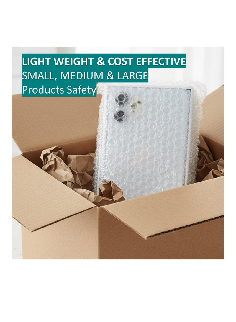 Houzi Bubble Wrap Roll 75 cm x 20 m Air Bubble Cushioning Wrap for Moving supplies Packaging Shipping Mailing Packing and Fragile items - Image 3