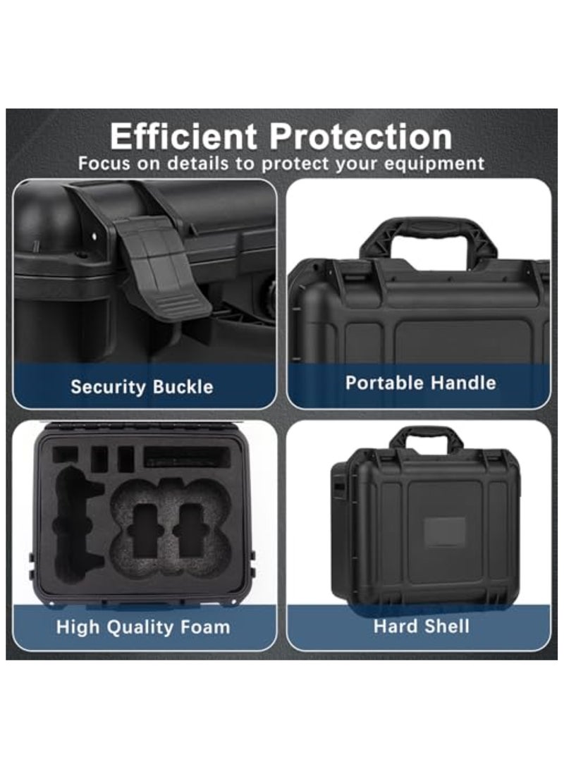 Portable Waterproof Hard Case for DJI Neo Drone DJI Neo Fly More Combo DJI RC-N3 RC-N2 Remote Controllers and Accessories (Case Only) - Image 4