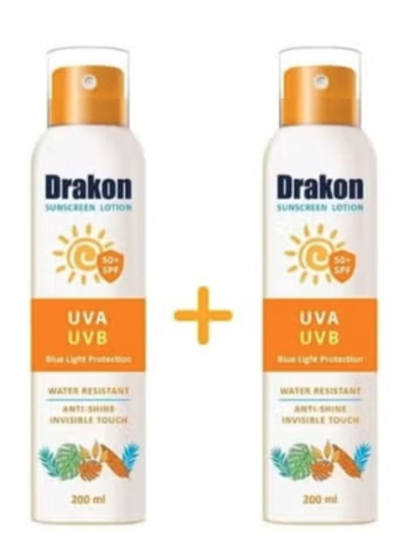 DRAKON Drakon Sunscreen Lotion 200ml 1+1 