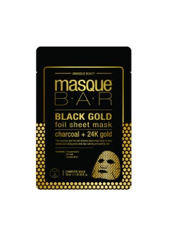 masque Bar Masque Bar Black Gold Foil Sheet Mask 