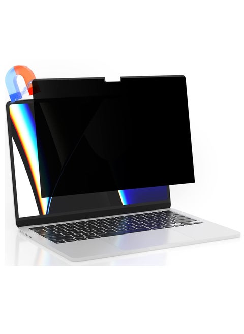 Magnetic Privacy Screen Filter for MacBook Pro 16 Inch 2021(M1 / M1 Max, A2485, Removable Anti Blue Light Glare Protector Compatible with 16.2'' Apple Mac Laptop