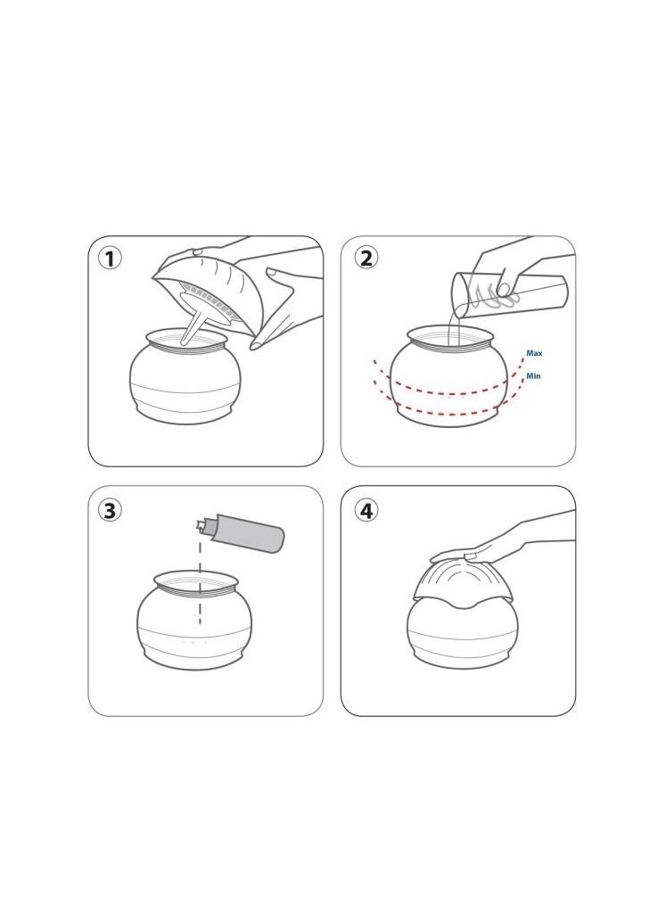AS SEEN ON TV جهاز تنقية وترطيب الهواء المحمول على شكل ورقة كهربائية، أبيض - Image 4