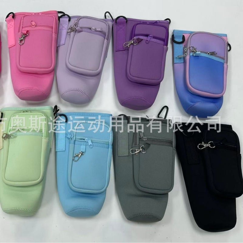 40 Oz Ice Cup Cover Color Diving Material Car Suction Cup Protective Cover Handle Ice Cup Cover Storage Bag - Image 4