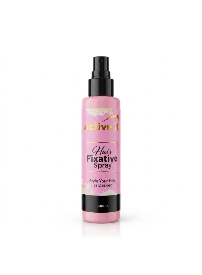 ActiveX Hair Fixative Spray 150ml – Long Lasting Hold Hair Spray with Natural Shine & Anti-Humidity Protection - Image 1