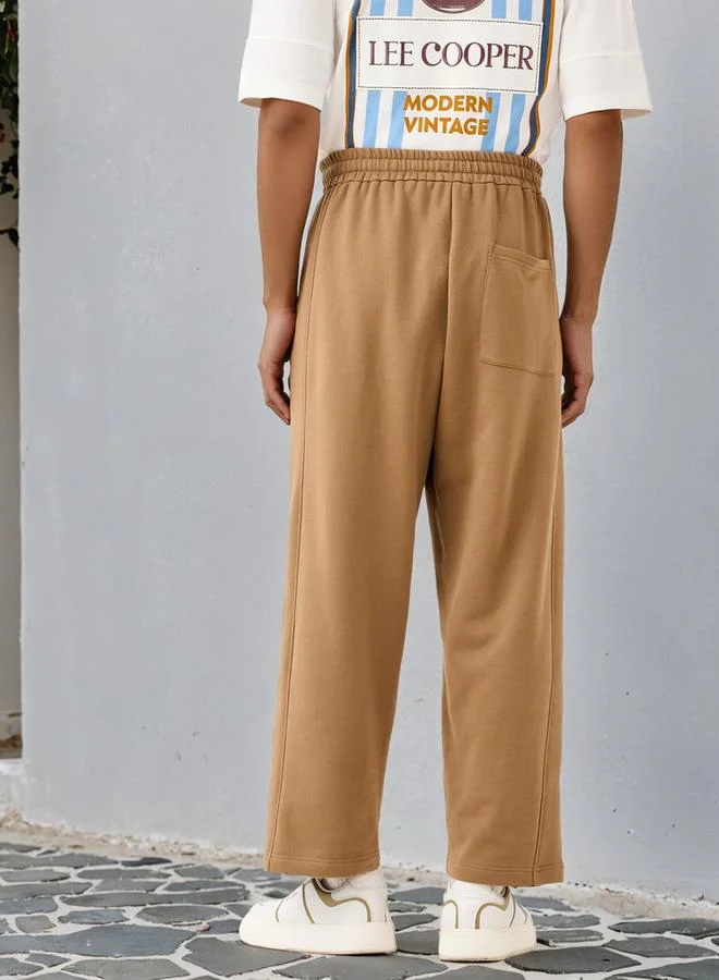 Lee Cooper  Lee Cooper Relaxed Fit Mid-Rise Pants for Men | Best Price UAE