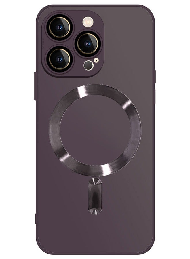 CATANES iphone 13 Pro Case and Cover With MagSafe Built-in High-Grade TPU Material Purple - Image 1