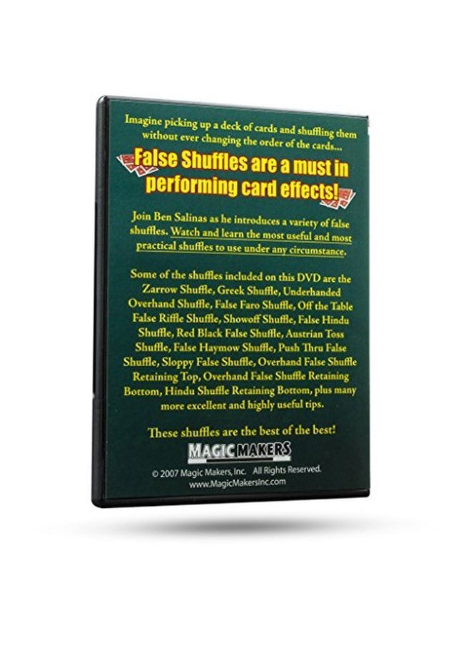 MAGIC MAKERS Card Trick False Shuffles Master The Art Of Secret Card Moves Dvd + Digital Access  - Image 2