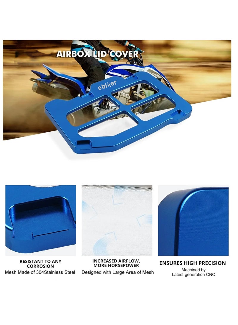 General CNC Machined Airbox Lid Cover For Yamaha Raptor 700 Blue Color, 1 Piece  - Image 5