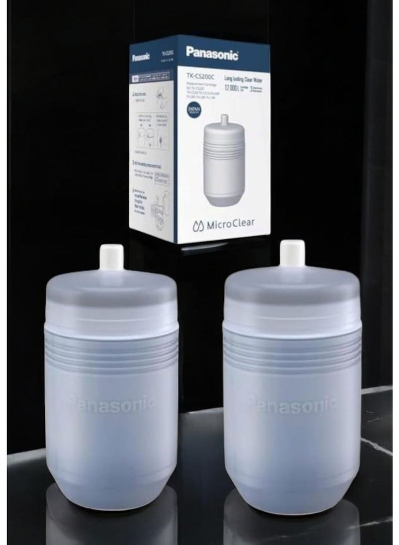 باناسونيك 2 الشمعة الاصلية للفلتر البانسونيك CS200C بقدرة لاخراج 12000 لتر من المياة لتدوم فترة طويلة