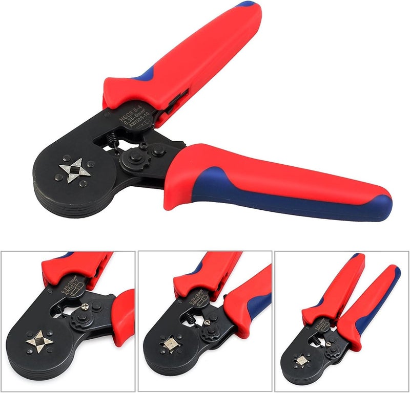 NityaEcommerce Ferrule Crimping Tool Selfadjustable Ratchet Pliers Crimpers AWG23702510mm - Image 2