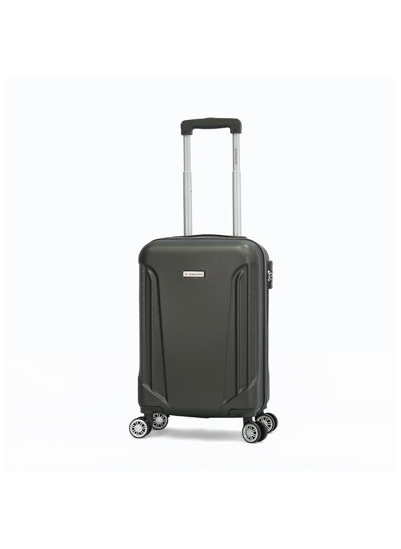GIORDANO Giordano Hardshell 20-Inch Carry-On Trolley Bag,Grey  - Image 1
