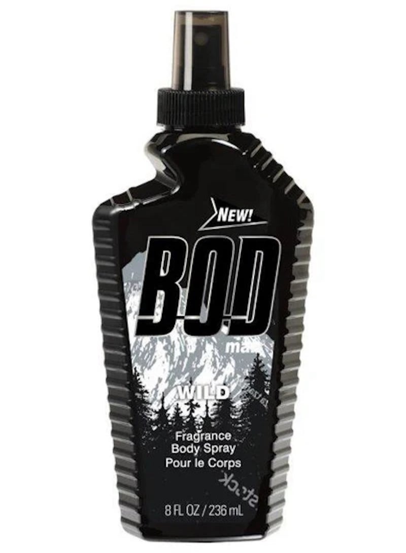 BOD Man WILD Fragrance Body Spray 8 FL OZ / 236 mL - Image 2