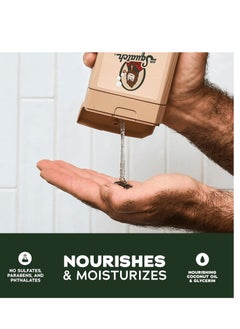 Dr. Squatch Dr. Squatch NEW Natural Body Wash and Deodorant for Men Gift Set - Wood Barrel Bourbon - Non-Exfoliating Body Wash (8 oz, 3 Pack) + Odor-Squatching, Aluminum Free Deodorant (2.65 oz, 2 Pack)  - Image 3