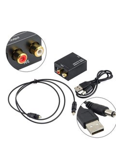 Captaintech Digital To Analog Audio Converter Adapter Dac Spdif Optical To L/R Rca Adapter To Jack  - Image 2