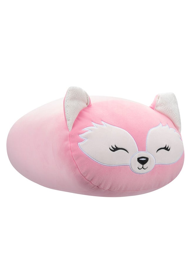 Squishmallows Medium Plush 12 inch Rhiannon Pink Fox with Closed Eyes Stackables Officially Licensed Kellytoy Plush Toy Colorful Soft Gift for Kids Girls & Boys Washable Squishy Stuff Toy Multicolor All Age  - Image 4