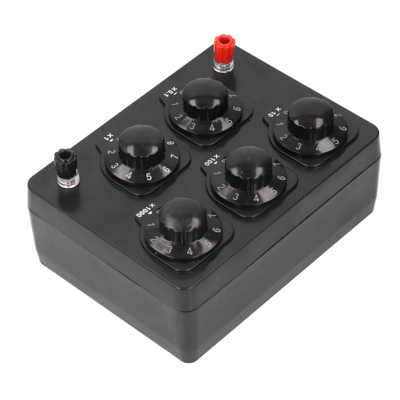 Adjustable Decade Resistor 0-9999.9 Ohms 0.1 Ohm Step Level 1 Precision - High Strength ABS Durable Variable Resistance Box for Laboratory Measurement, Electrical Testing, Electronics Education - Image 2