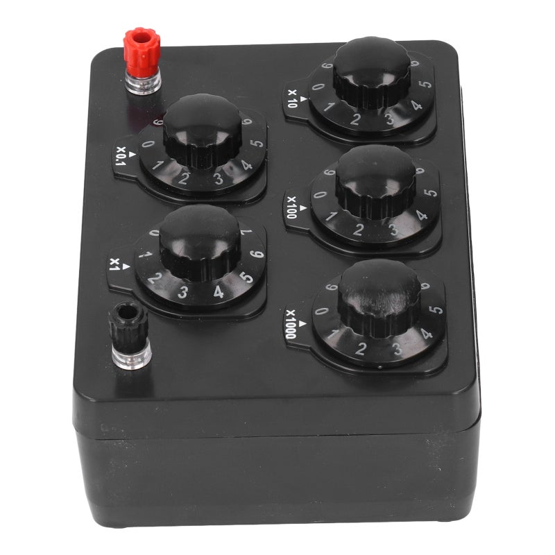 Adjustable Decade Resistor 0-9999.9 Ohms 0.1 Ohm Step Level 1 Precision - High Strength ABS Durable Variable Resistance Box for Laboratory Measurement, Electrical Testing, Electronics Education - Image 3