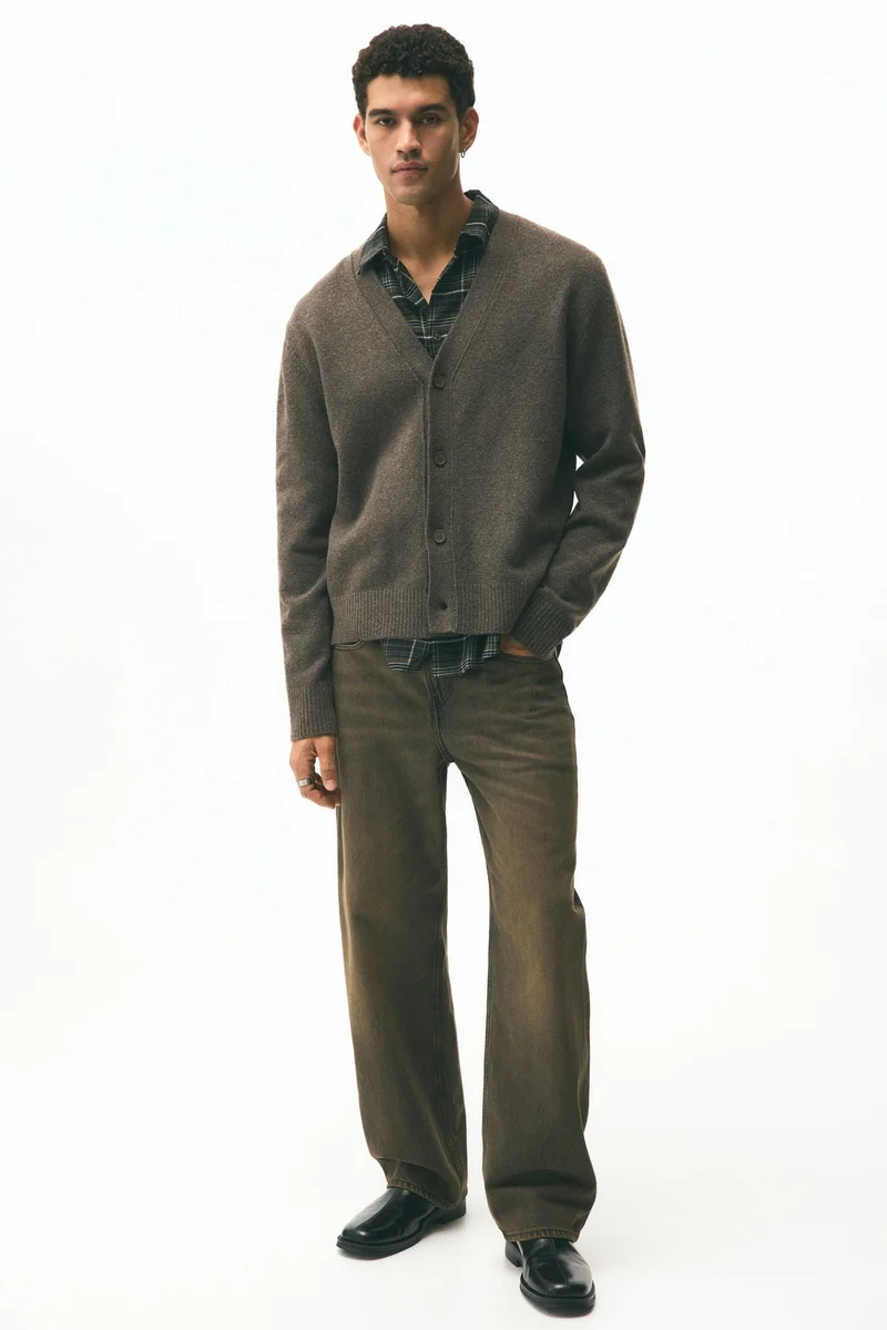 H&M Regular Fit Brushed cardigan