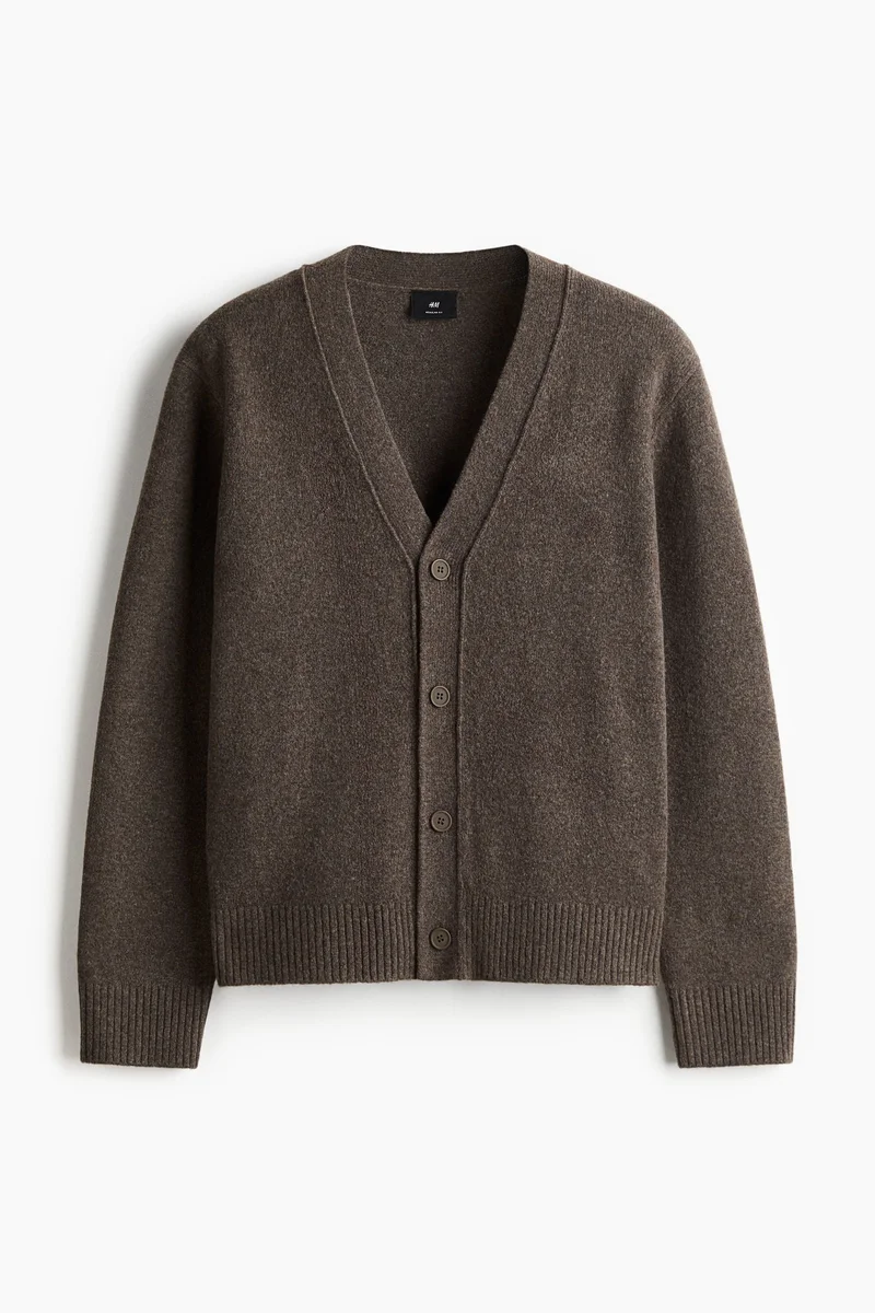 H&M  Regular Fit Brushed cardigan for Men | Best Price UAE