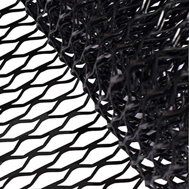 AggAuto 40"x13" Car Grill Mesh - Black Aluminum Alloy Rhombic Hole Bumper Grille Insert, Universal Fit - Image 4