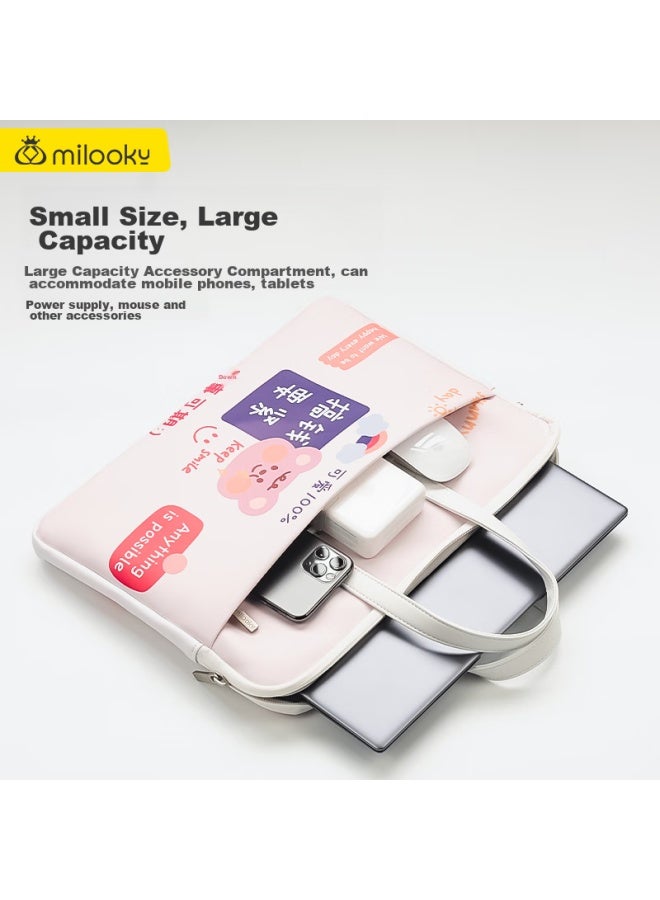 Milooky Laptop Bag, Computer Bag, Handheld, For Women, 13/14 Inches, Suitable For Huawei, Apple, Lenovo, Inner Sleeve, Protective Case - Image 2