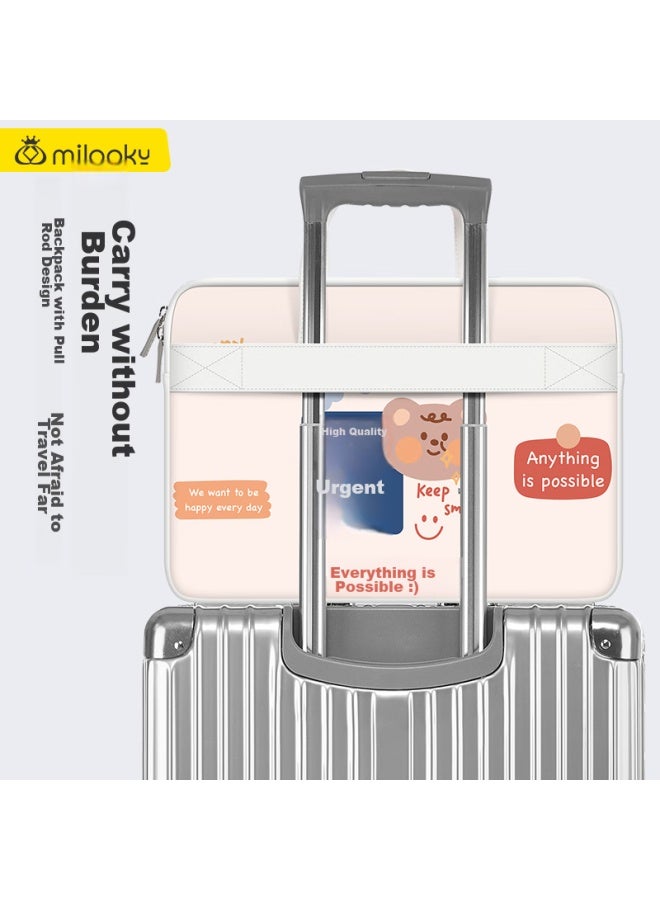Milooky Laptop Bag, Computer Bag, Handheld, For Women, 13/14 Inches, Suitable For Huawei, Apple, Lenovo, Inner Sleeve, Protective Case - Image 4