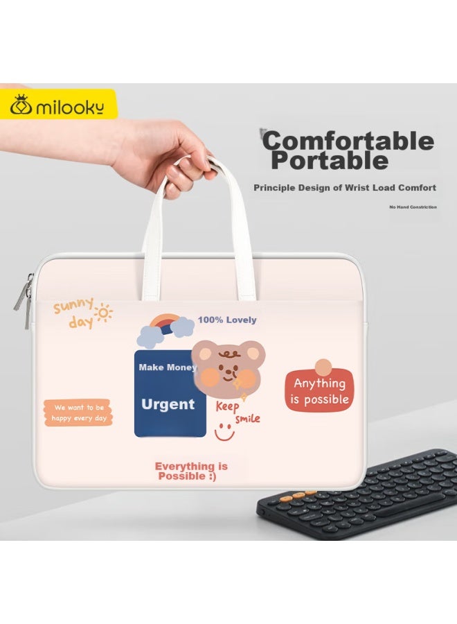 Milooky Laptop Bag, Computer Bag, Handheld, For Women, 13/14 Inches, Suitable For Huawei, Apple, Lenovo, Inner Sleeve, Protective Case - Image 5