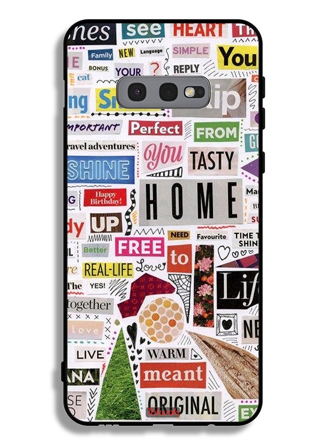 Tolwak Samsung Galaxy S10e Protective Case Cover Meant Original Stickers - Image 2