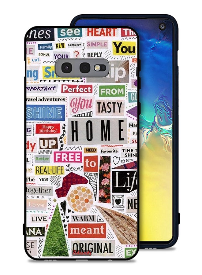 Tolwak Samsung Galaxy S10e Protective Case Cover Meant Original Stickers - Image 1