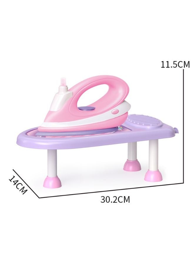 Kids Pretend Play Electric Sewing Machine, Iron & Board Set – 3-Piece Household Appliance Toy Set for Boys and Girls - Image 4