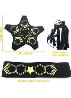 Football Kick Trainer, Adjustable Soccer Training Belt, Soccer Training Aid, Football Training Equipment for Kids and Adults, Perfect for Football Skills Improvement, Suitable for 3 4 5 Balls