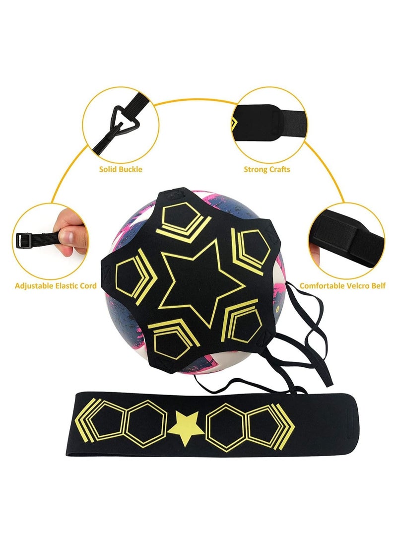 Generic - Football Kick Trainer, Adjustable Soccer Training Belt, Soccer Training Aid, Football Training Equipment for Kids and Adults, Perfect for Football Skills Improvement, Suitable for 3 4 5 Balls - Image 1