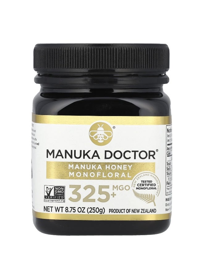 Manuka Doctor Manuka Doctor, Monofloral Manuka Honey, MGO 325+, 8.75 oz (250 g)  - Image 1