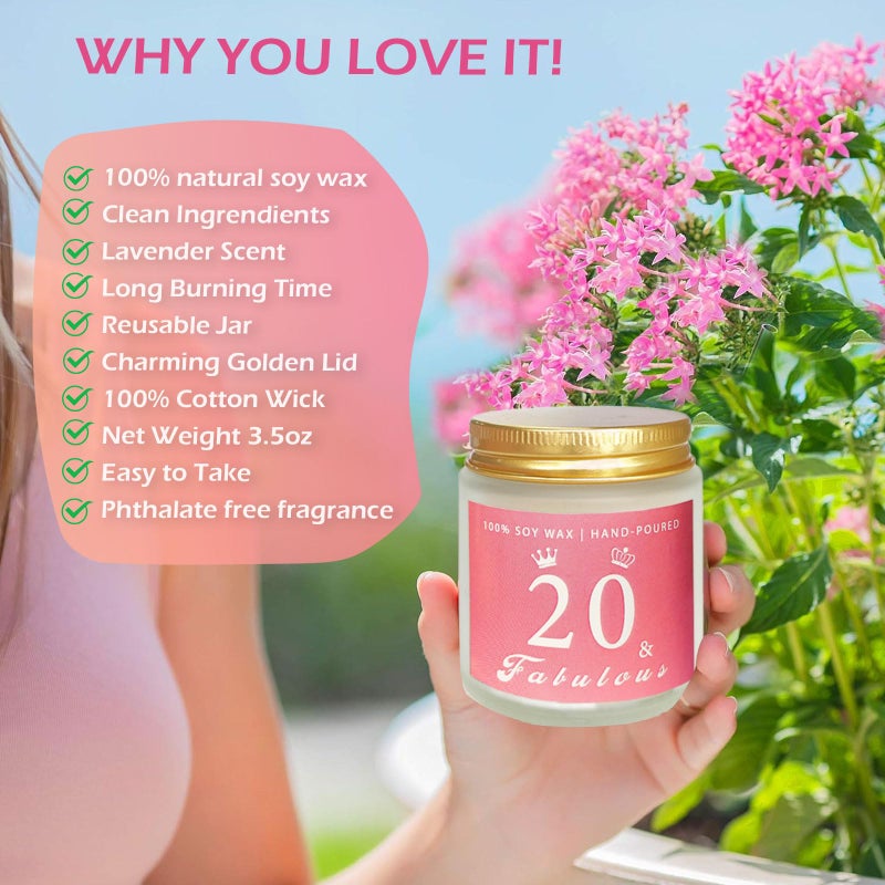 Awfrky 20th Birthday Gifts For Girls, Happy 20th 20 Year Old Girl Birthday Basket Gifts Box for Best Friends Female Daughter Sister Her Girlfriend Coworker Bestie Women Birthday Unique - Image 4