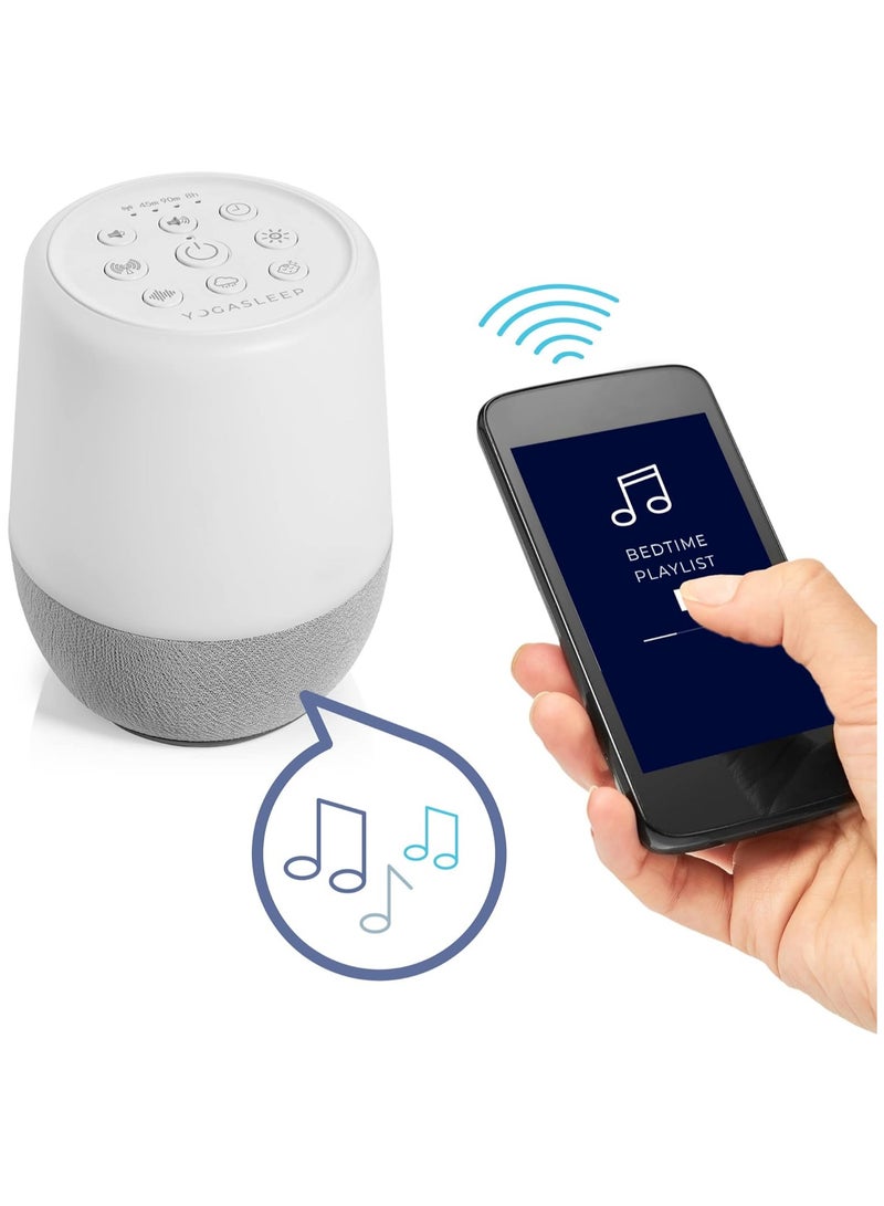 Yogasleep Duet White Noise Sound Machine & Night Light, 30 Natural Sounds, Bluetooth-Wireless Speaker for Travel, Office Privacy, Concentration, Sleep Aid for Adults & Baby, Registry & Nursery Gift - Image 5