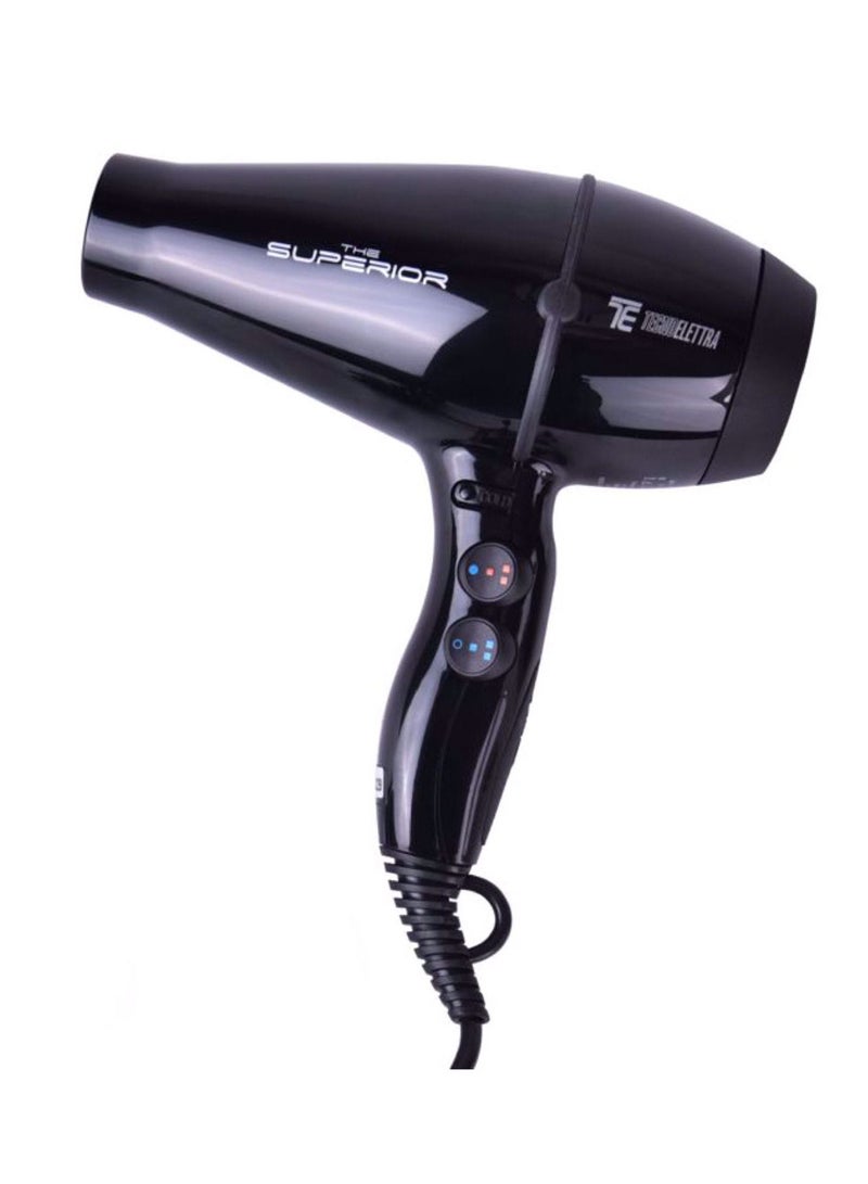 Tecno Dry Tecno Elettra Superior Hair Dryer 2650W – Professional High-Performance Blow Dryer - Image 1