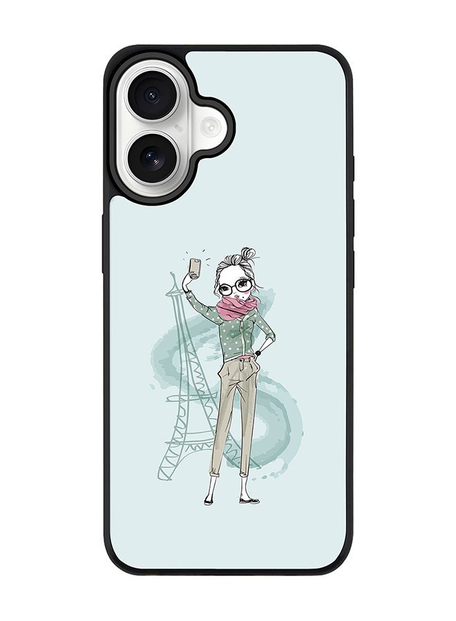 Stylizedd iPhone 17 Case, [Compatible with MagSafe] Slim Magnetic cover Phone Case iPhone 17 -Selfie by Eiffel - Image 1