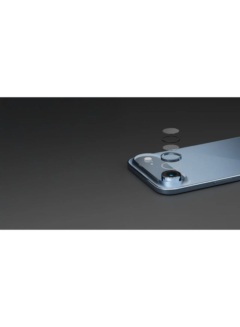 ليفيلو واقي عدسة Lucent Duo مع نفاذية 99% / واقي عدسة iPhone 17 Air / واقي عدسة مع 2x سبائك التيتانيوم - أزرق - Image 3