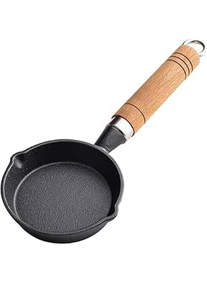 Non Stick Cast Iron Mini Frying Pan 16Cm For Omelet Stovetop Cooking Skillet - Image 1