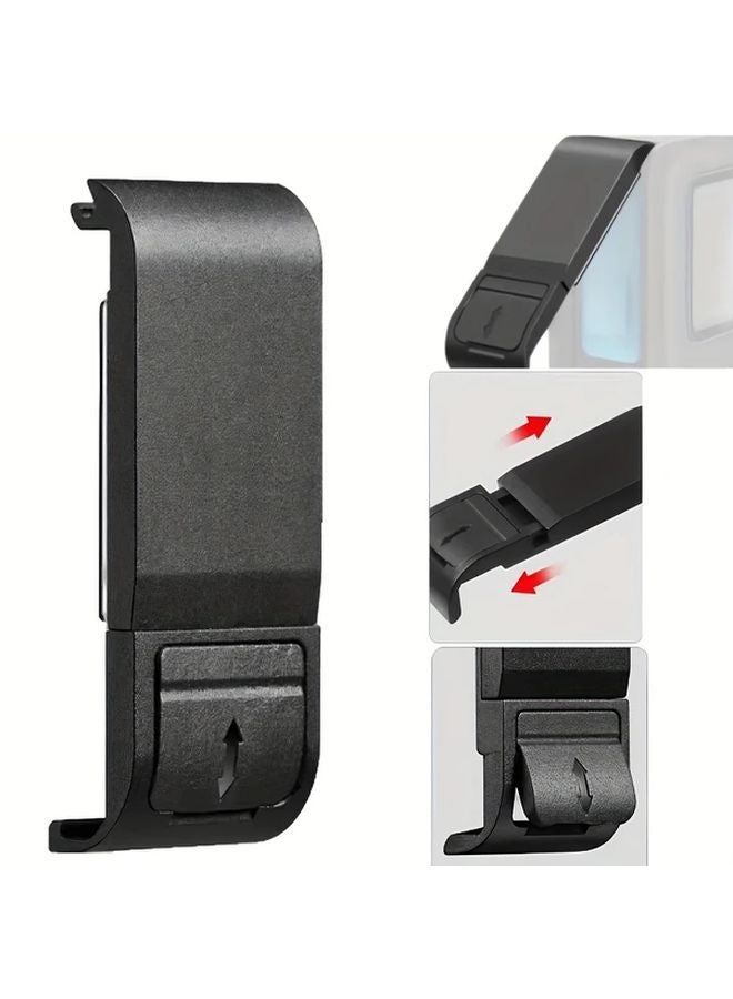 Black Durable Plastic Battery Door Camera Protector Compatible with Hero 13 12 11 10 9 8 - Image 2