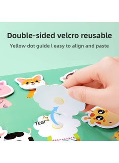 Generic Quiet Hand Tear Book Early Education Velcro Baby Tear Book Can Bite 6-Month-Old Baby One-Year-Old Toy 1 Enlightenment-Color:Enlightenment Book (paste It Yourself) [0-3 Years Old]  - Image 5