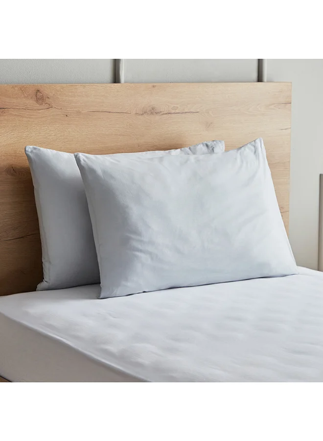 Home Box Essential 2-Piece Cotton Pillow Cover Set 75 x 50 cm