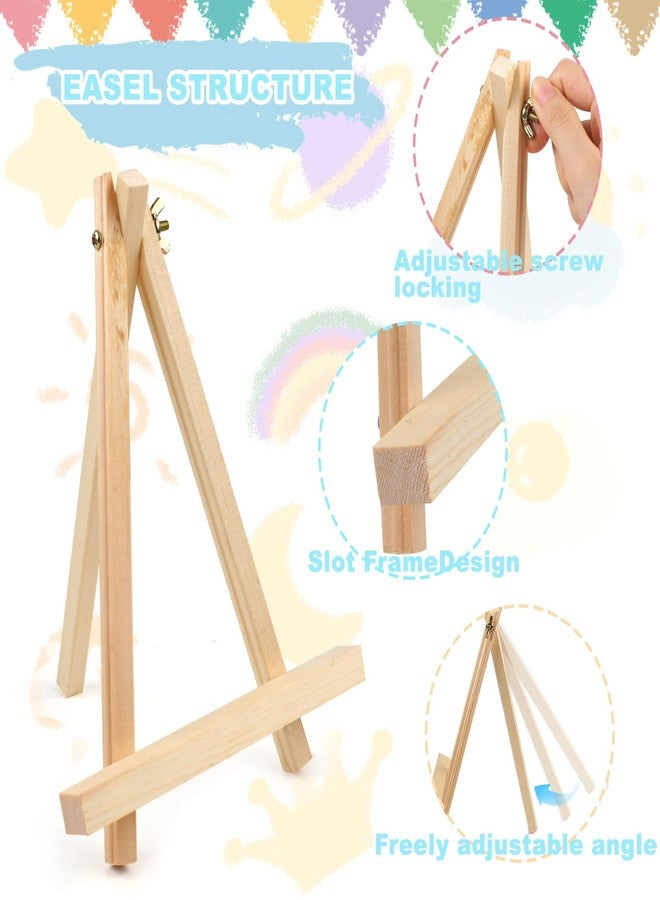 DSUWAZU 9 Inch Wood Easels (4) - Image 3