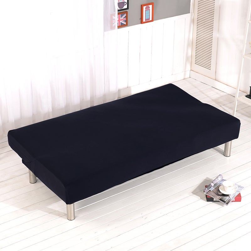 Stretchy Sofa Covers Coverage Couch Cover Anti- Slipcover Furniture Protector Cover Size L(Black) - Image 3