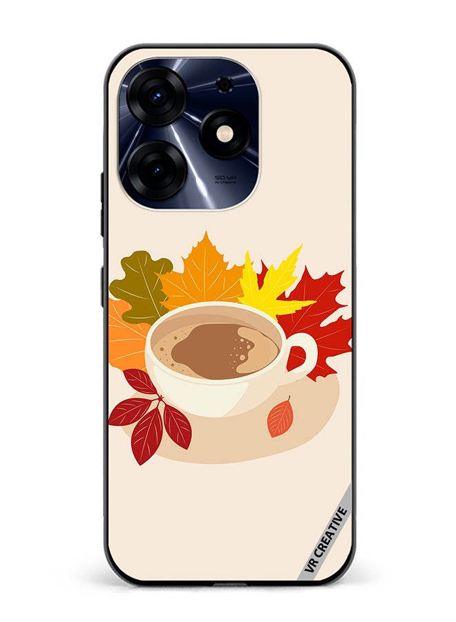 VR CREATIVE Protective Case Cover For Tecno Spark 10 Pro A Cup Of Coffee With Colorful Design Multicolour - Image 1