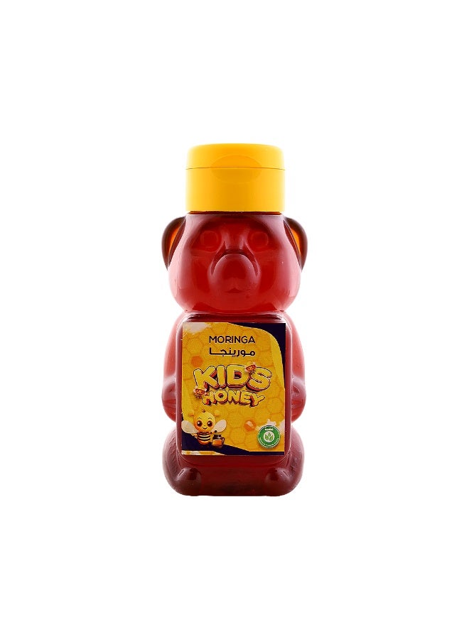 Natural Moringa Flower Honey for Kids (300ml): The "Tree of Life" Elixir for Immunity & Bone Growth in a Fun Bear Bottle for Perfect Health