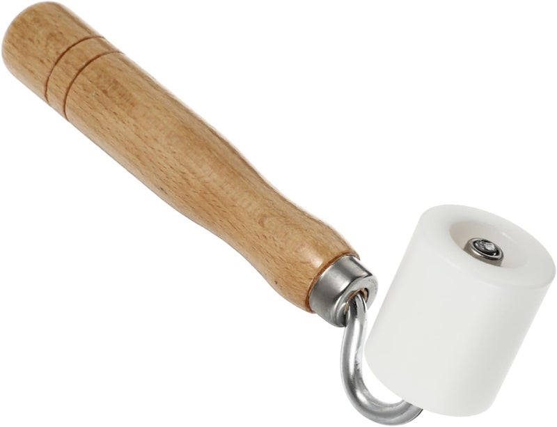 Hemobllo Roller Pressure Roller Professional Wallpaper Roller Wooden Handle Roller for Materials - Image 1