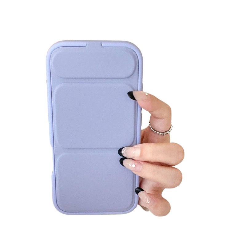 MagSafe Case | Shockproof Cover for iPhone 15 / 15 Plus / 15 Pro / 15 Pro Max | Purple PU | Drop Protection - Image 1