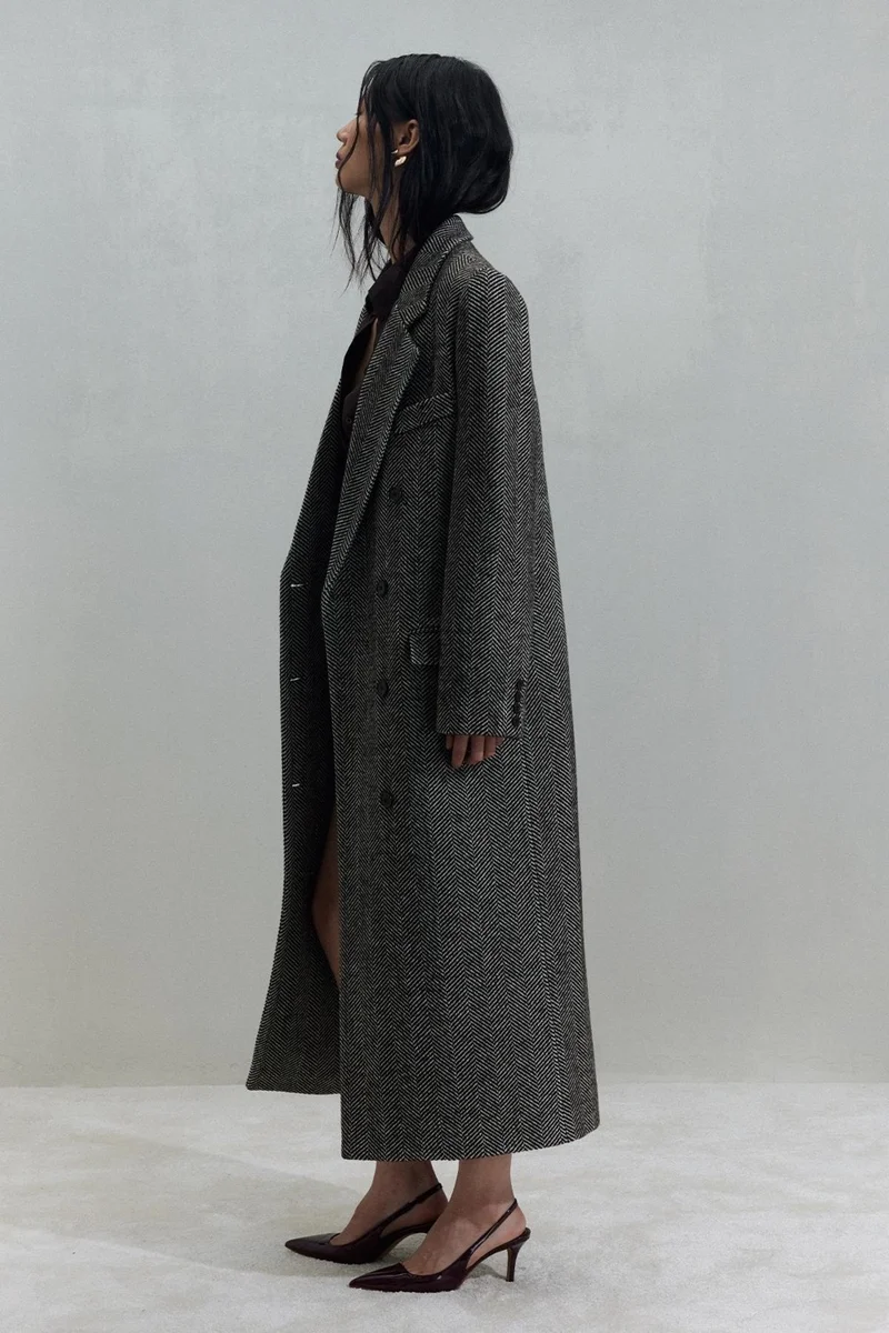 Suud Collection Bitter Brown Adel Maxi Coat