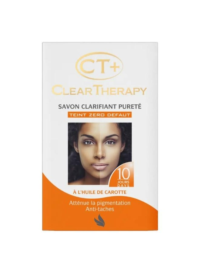 ct clear therapy Soap Lightening Purifying w/ Carrot Oil Minimizes Dark Spots 175 g